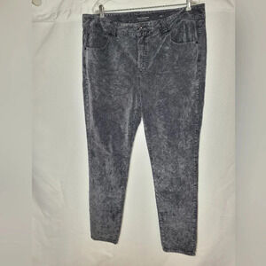 Lucky Brand Emma Legging Black Velour sz 18W